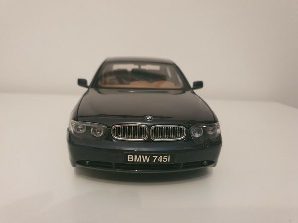 1/18 BMW 745i 7 SERIES E65 KYOSHO BLUE DIECAST CAR – GP Models