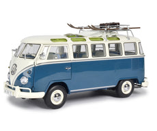 1/18 VW T1b Samba "Wintersport", blue white.