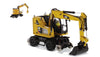 1/50 CAT M323F RAILROAD WHEELED EXCAVATOR (CAT YELLOW VERSION) - HIGH LINE