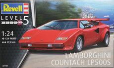 LAMBORGHINI COUNTACH LP500S PLASTIC MODEL KIT 1/24 SCALE REVELL