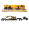 DIECAST MASTERS 1/87 KENWORTH T880S 40IN-SLEEPER TANDEM TRACTOR WITH LOWBOY TRAILER AND CAT® 320D L HYDRAULIC EXCAVATOR