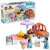 LEGO® DUPLO® Bluey Ice Cream Trip with Bluey Toddler Toy 10458