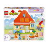 LEGO® DUPLO® Bluey: Bluey’s Family House with Memory Game Interactive Toy 10459