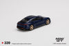 Mini GT - Porsche Taycan Turbo S Gentian Blue Metallic (1/64 Scale Model)