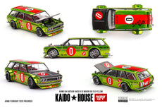 Kaido House x Mini GT - Datsun Kaido 510 Wagon OG Flow Yellow (1/64 Scale Model)