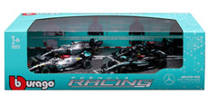 Bburago 1/43 Mercedes-AMG F1 4-Pack 44L.H