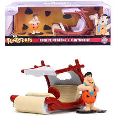 Jada 1/32 Flintmobile & Fred Flintstone