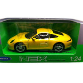 Welly 1/24 Porsche 911 (991) Carrera S Yellow