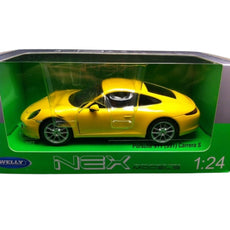 Welly 1/24 Porsche 911 (991) Carrera S Yellow
