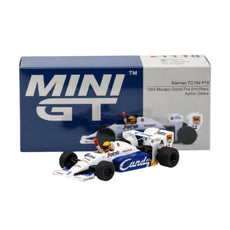 MINI GT 1:64 Toleman TG184 #19 Ayrton Senna 1984 Monaco Grand Prix 2nd Place