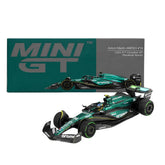 MINI GT 1:64 Aston Martin AMR24#14 Fernando Alonso Canadian GP 2024
