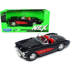 Welly 1/24 Chevrolet Corvette 1957 Black