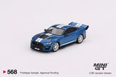 Mini GT - Shelby GT500 Dragon Snake Concept Ford performance Blue (1/64 Scale Model)