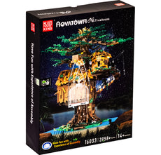 MOULD KING -TREE HOUSE WITH LIGHT WITH 3958 PIECES