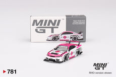 Nissan "LB-Super Silhouette" S15 SILVIA RHD (Right Hand Drive) #99 "Auto Finesse - SEMA 2023" White and Pink Limited Edition 1/64