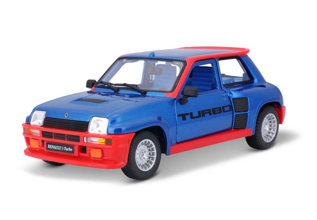 Véhicule Bburago Renault 5 Turbo 1:24 Bleu Véhicule Bburago Renault 5 Turbo 1:24 Bleu