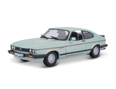 Bburago 1/24 1973 Ford Capri Light Green/Black