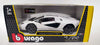 Bburago 1/24 Lamborghini Countach LPI 800-4 White/Silver