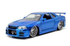 2002 Nissan Skyline GTR R34 *Fast and Furious*, blue