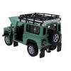 Welly 1/24 Land Rover Defender With Roof Rack Green