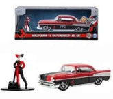 1/32 Harley Quinn 1957 Chevrolet Bel Air, red/black