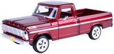 1969 Ford F-100 Pickup Truck Burgundy 1/24 Diecast Model Car