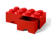 LEGO® 8-stud Bright Red Storage Brick Drawer