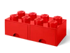 LEGO® 8-stud Bright Red Storage Brick Drawer