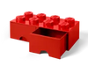 LEGO® 8-stud Bright Red Storage Brick Drawer