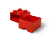 LEGO® 4-stud Bright Red Storage Brick Drawer