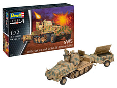 Rev -1/72 SWS WITH FLAK43 AND SD.AH58 AMMO TRAILER