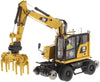 DIECAST MASTER -DM85662 M323F RAILROAD WHEELED EXCAVATOR 1:50 Model