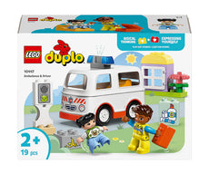 LEGO® DUPLO® Ambulance & Driver, Toddler Learning Toys 10447