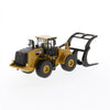 Diecast Masters  - CAT 972M Wheel Loader with Log Forks