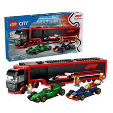 LEGO® City F1® Truck with RB20 & AMR24 F1® Cars