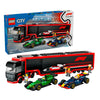 LEGO® City F1® Truck with RB20 & AMR24 F1® Cars