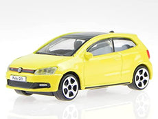 Bburago 1:43 VW Polo GTI Mk5 model car yellow