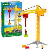 BRIO World Light Up Construction Crane