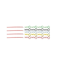 hobby details details -rc car multicolor anti lost body clips 5 pieces set 150mm