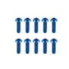 hobby details -half round hexagon screw m3*12 sapphire blue