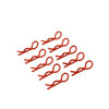 hobby details - body shell r clips orange,purple and green (sold separately)