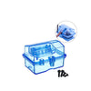 hobby details -blue plastic waterproof radio device receiver box for rc car