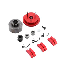 hobby details-clutch bell 14t gear shoe springs engine nut set