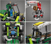 Mould King Technology Remote Control Pneumatic Forest Machine Building Blocks