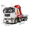 MOULD KING Pneumatic Crane Truck with 8239 Pieces