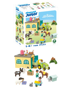 Junior: Farm Adventure with Tractor, Trailer, and Animal Friends