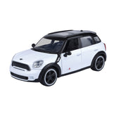 Motormax 73353 Mini Cooper S Countryman black/white scale 1:24 model car