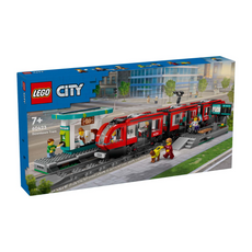 LEGO® City Downtown Streetcar and Station