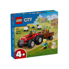 LEGO® City Red Farm Tractor with Trailer & Sheep
