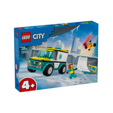 LEGO® City Emergency Ambulance And Snowboarder